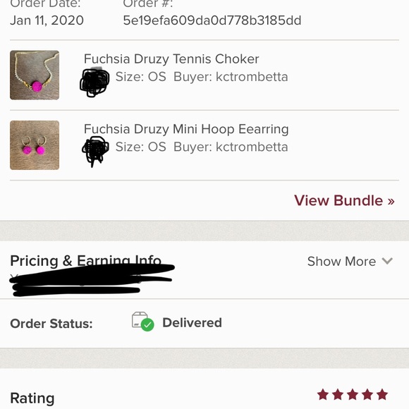 Fuchsia Hot Pink Druzy Tennis Choker - Picture 7 of 7